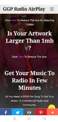 GGP RAdio Airplay android App screenshot 2