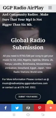 GGP RAdio Airplay android App screenshot 7